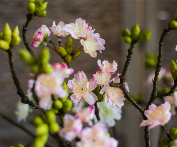 Cherry Blossom, Sakura Flowers, Creative Flower Arrangement Ideas for Home Decoration, Unique Artificial Flowers, Simple Artificial Floral for Bedroom-HomePaintingDecor