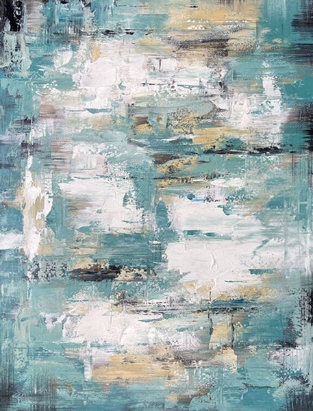 Modern Abstract Painting, Simple Wall Art Ideas for Dining Room, Heavy Texture Painting, Bedroom Abstract Paintings, Large Acrylic Canvas Paintings-HomePaintingDecor