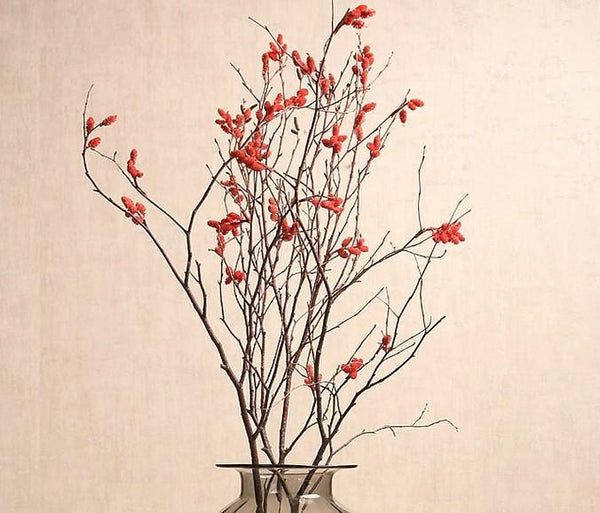 Myrtle Twigs, Natural Decorations, Flower Arrangement, Handmade Artificial Flower, Natural Dried Flower Twigs-HomePaintingDecor