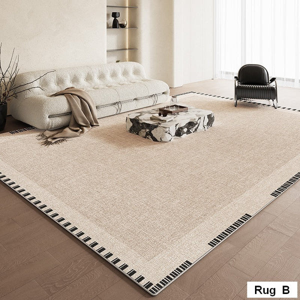 Simple Abstract Rugs for Living Room, Bedroom Floor Rugs, Contemporary Abstract Rugs for Dining Room, Modern Rug Ideas for Living Room-HomePaintingDecor