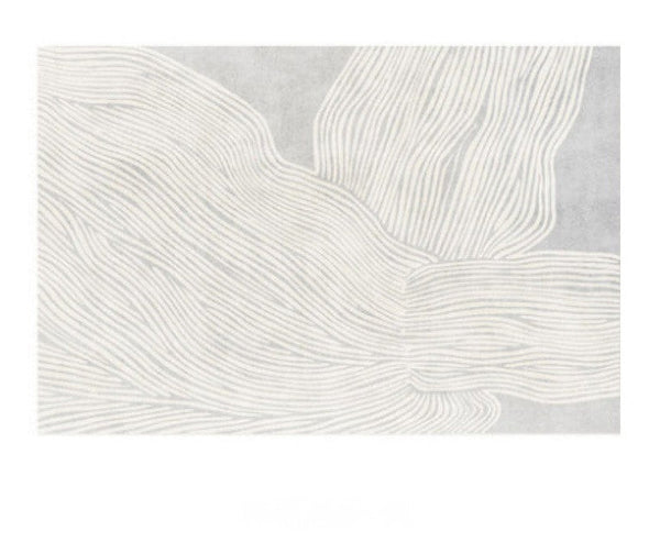 Modern Living Room Rugs, Grey Thick Soft Modern Rugs for Living Room, Dining Room Modern Rugs, Contemporary Rugs for Bedroom-HomePaintingDecor