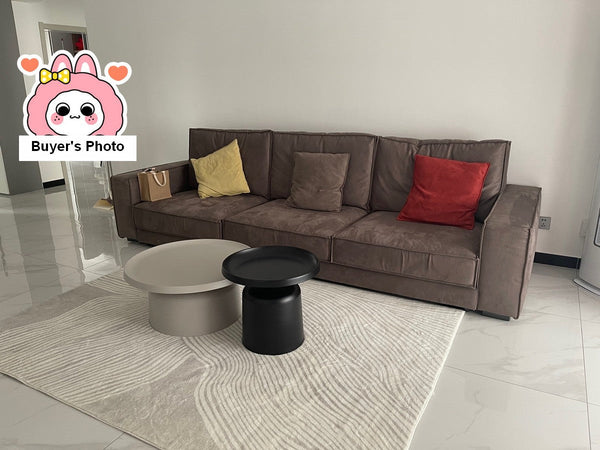 Modern Living Room Rugs, Grey Thick Soft Modern Rugs for Living Room, Dining Room Modern Rugs, Contemporary Rugs for Bedroom-HomePaintingDecor