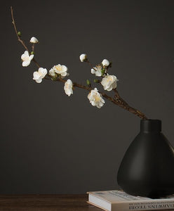 White and Pink Plum Artificial Flowers, Artificial Botany Plants, Silk Flower Arrangement, Plum Flower, Simple Flower Arrangement for Home Decoration-HomePaintingDecor