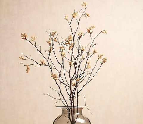 Myrtle Twigs, Natural Decorations, Flower Arrangement, Handmade Artificial Flower, Natural Dried Flower Twigs-HomePaintingDecor
