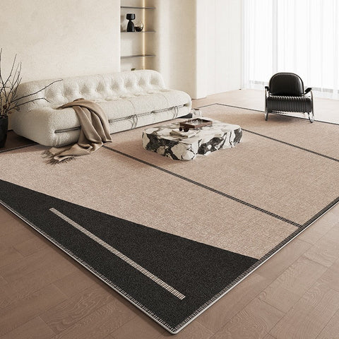 Modern Rug Ideas for Living Room, Contemporary Abstract Rugs for Dining Room, Bedroom Floor Rugs, Simple Abstract Rugs for Living Room-HomePaintingDecor