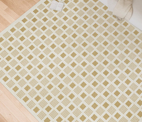 Dining Room Modern Floor Carpets, Modern Rug Ideas for Bedroom, Chequer Modern Rugs for Living Room, Contemporary Soft Rugs Next to Bed-HomePaintingDecor