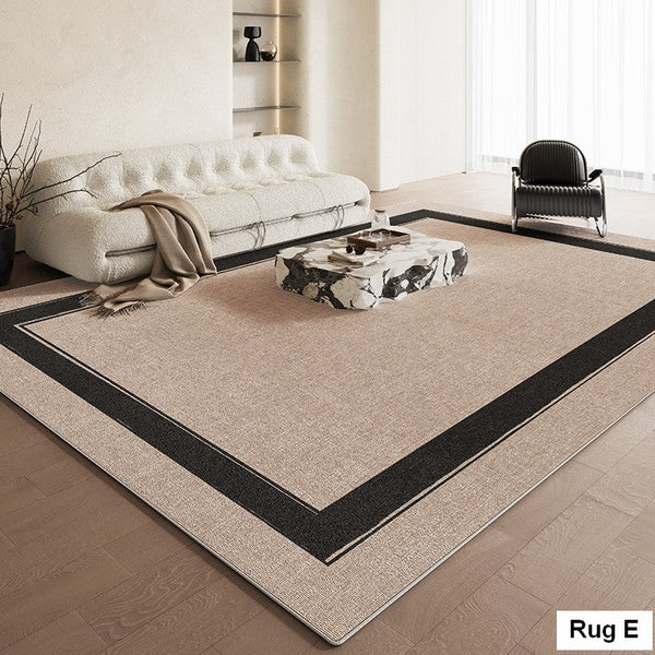 Contemporary Abstract Rugs for Dining Room, Simple Abstract Rugs for Living Room, Bedroom Floor Rugs, Modern Rug Ideas for Living Room-HomePaintingDecor
