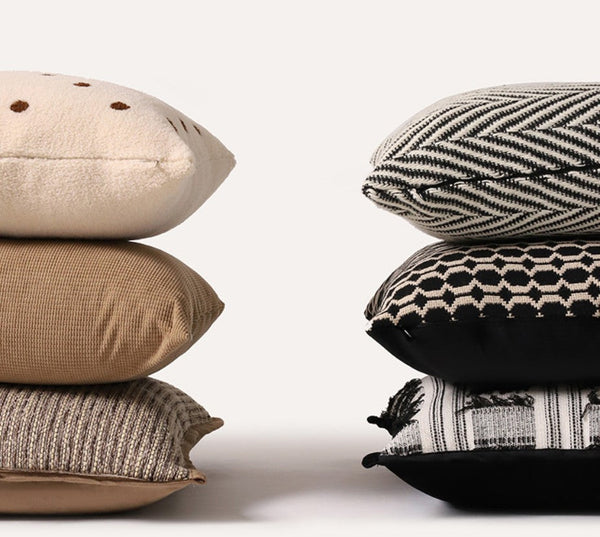 Modern Sofa Pillows, Geometric Modern Sofa Pillows, Decorative Pillows for Couch, Contemporary Throw Pillows, Modern Pillows for Dining Room-HomePaintingDecor