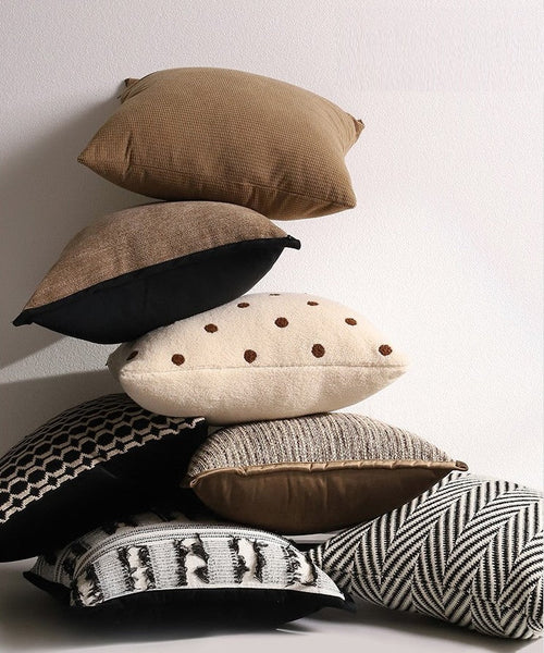 Geometric Modern Sofa Pillows, Decorative Pillows for Couch, Contemporary Throw Pillows, Modern Pillows for Dining Room, Modern Sofa Pillows-HomePaintingDecor