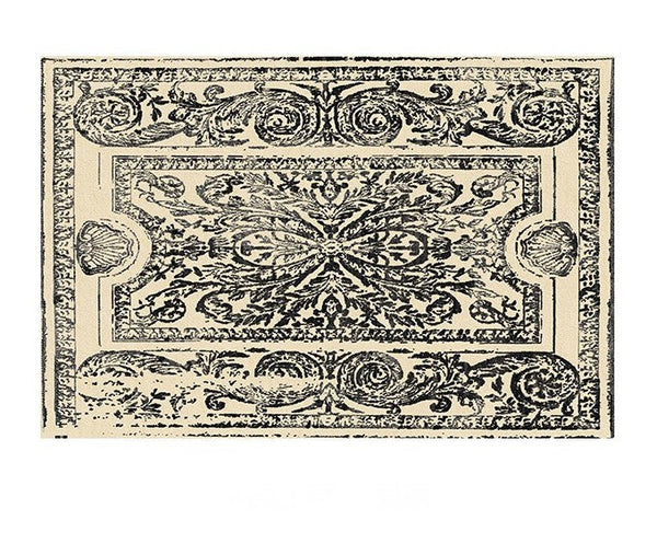 Modern Rugs for Dining Room, French Style Contemporary Modern Rugs, Mid Century Modern Rugs for Interior Design, Yellow Soft Rugs under Coffee Table-HomePaintingDecor