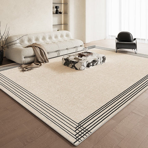 Contemporary Abstract Rugs for Dining Room, Modern Rug Ideas for Living Room, Bedroom Floor Rugs, Simple Abstract Rugs for Living Room-HomePaintingDecor