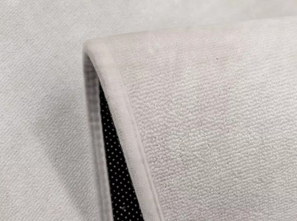 Modern Rugs for Dining Room, Abstract Contemporary Round Rugs under Chairs, Circular Area Rugs for Bedroom, Geometric Modern Rugs for Living Room-HomePaintingDecor