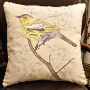 Bird Throw Pillows, Pillows for Farmhouse, Sofa Throw Pillows, Decorative Throw Pillows, Living Room Throw Pillows, Rustic Pillows for Couch-HomePaintingDecor