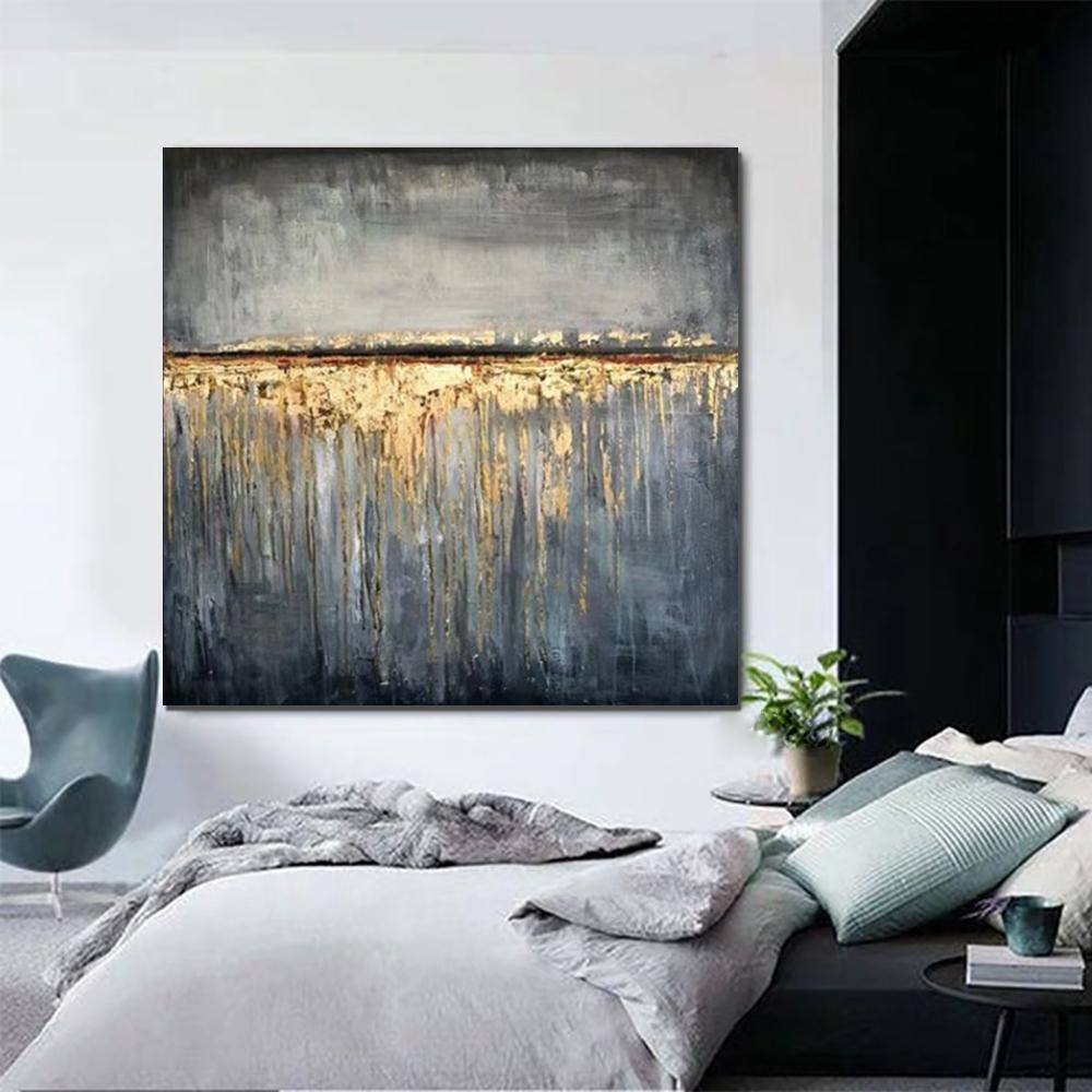 Extra Large Abstract Paintings on Canvas, Bedroom Wall Art Ideas, Simple Painting Ideas for Bedroom, Hand Painted Abstract Painting-HomePaintingDecor
