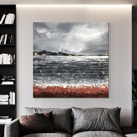 Large Abstract Paintings for Bedroom, Simple Painting Ideas for Living Room, Hand Painted Acrylic Painting, Simple Modern Wall Art Ideas-HomePaintingDecor