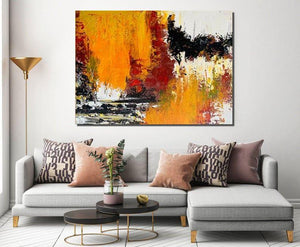 Living Room Wall Art, Modern Wall Art Paintings, Buy Paintings Online, Huge Canvas Painting-HomePaintingDecor
