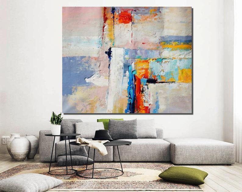 Living Room Canvas Painting Contempo