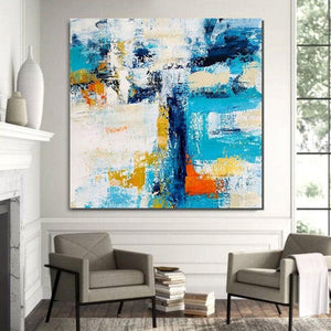 Huge Abstract Artwork, Extra Large Paintings for Living Room, Abstract Wall Art Paintings, Simple Modern Art, Modern Canvas Paintings for Bedroom-HomePaintingDecor