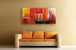 Red Abstract Painting, Abstract Art, Canvas Painting, Abstract Art for Sale-HomePaintingDecor