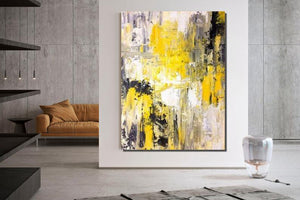 Modern Wall Art Painting, Large Contemporary Abstract Artwork, Acrylic Painting for Living Room-HomePaintingDecor
