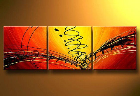 Large Abstract Painting, Abstract Lines Painting, Extra Large Painting on Canvas, Simple Modern Art, Hand Painted Canvas Art-HomePaintingDecor