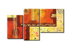 3 Piece Wall Art, Abstract Acrylic Paintings, Hand Painted Artwork, Acrylic Painting Abstract, Modern Wall Art Paintings-HomePaintingDecor