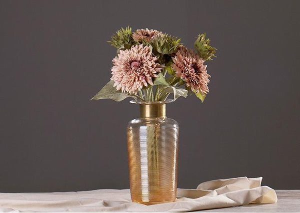 Large Gerberas Artificial Flowers, Autumn Arrangement, Table centerpiece, Sunflower-HomePaintingDecor