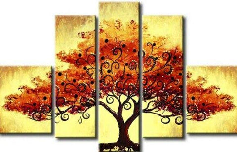 Extra Large Wall Art Paintings, Tree of Life Painting, Bedroom Canvas Painting, Landscape Canvas Paintings, Buy Art Online-HomePaintingDecor