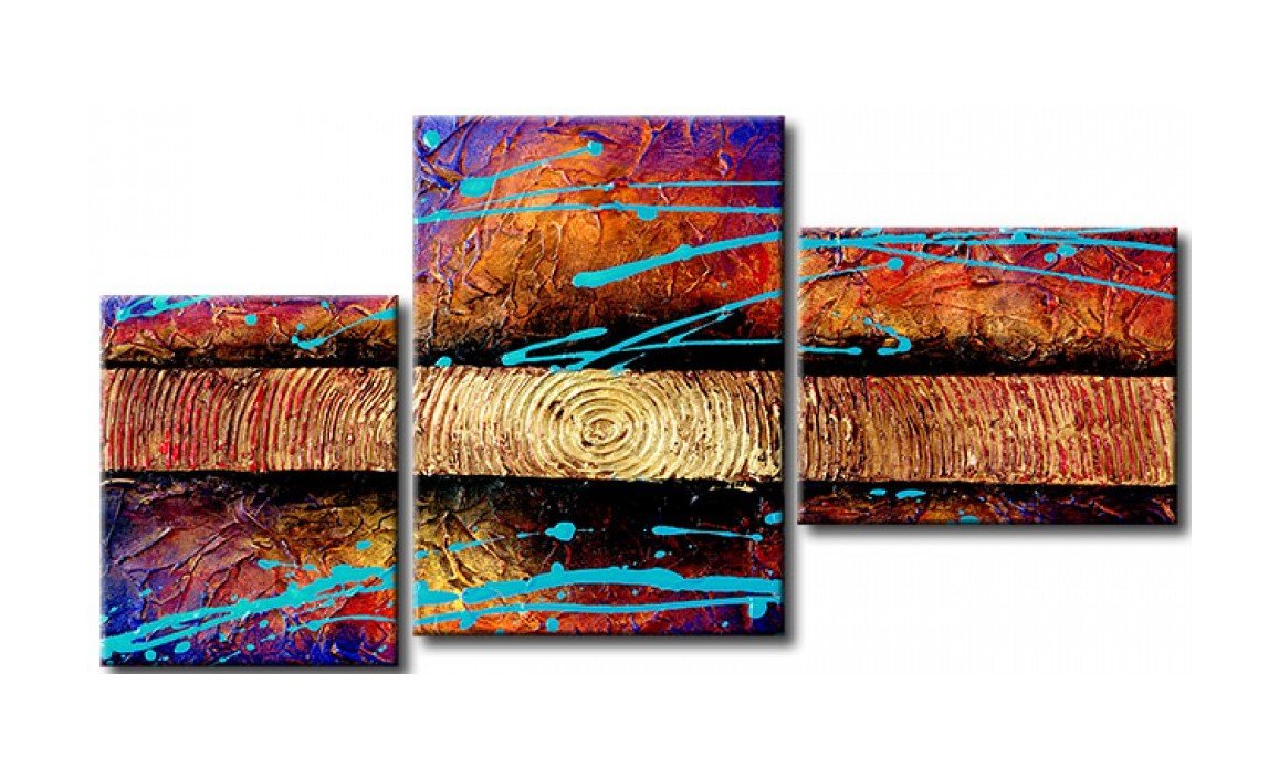 Texture Painting, 3 Piece Wall Art, Abstract Acrylic Paintings, Hand Painted Artwork, Acrylic Painting Abstract-HomePaintingDecor