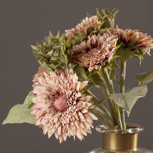 Large Gerberas Artificial Flowers, Autumn Arrangement, Table centerpiece, Sunflower-HomePaintingDecor