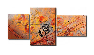 Hand Painted Artwork, Acrylic Painting Abstract, Texture Painting, 3 Piece Wall Art, Abstract Acrylic Paintings-HomePaintingDecor