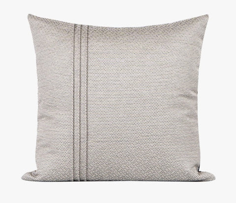 Decorative Throw Pillows for Couch, Large Modern Sofa Throw Pillows, Light Grey Abstract Contemporary Throw Pillow for Living Room-HomePaintingDecor