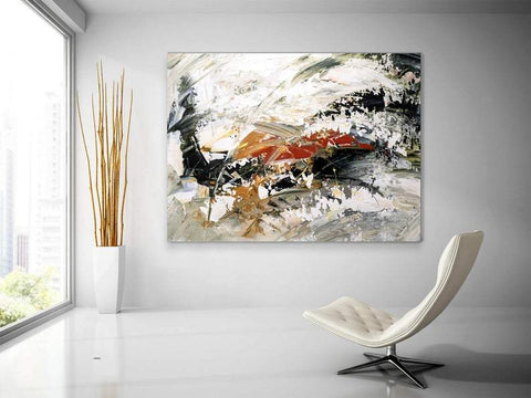 Extra Large Paintings, Abstract Acrylic Painting, Living Room Wall Painting, Modern Abstract Art-HomePaintingDecor