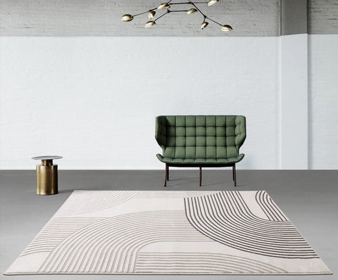 Modern Floor Rugs, Large Simple Grey Rugs, Contemporary Area Rugs for Office, Floor Rugs for Bedroom, Dining Room Floor Rug, Large Floor Rugs for Living Room-HomePaintingDecor