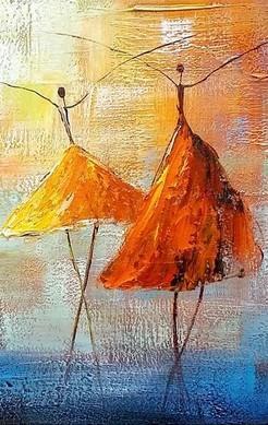 Abstract Artwork, Contemporary Artwork, Ballet Dancer Painting, Painting for Sale, Original Painting-HomePaintingDecor