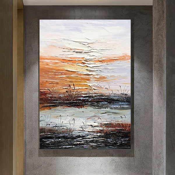 Abstract Canvas Painting, Modern Paintings for Living Room, Hand Painted Wall Art, Huge Painting for Sale-HomePaintingDecor
