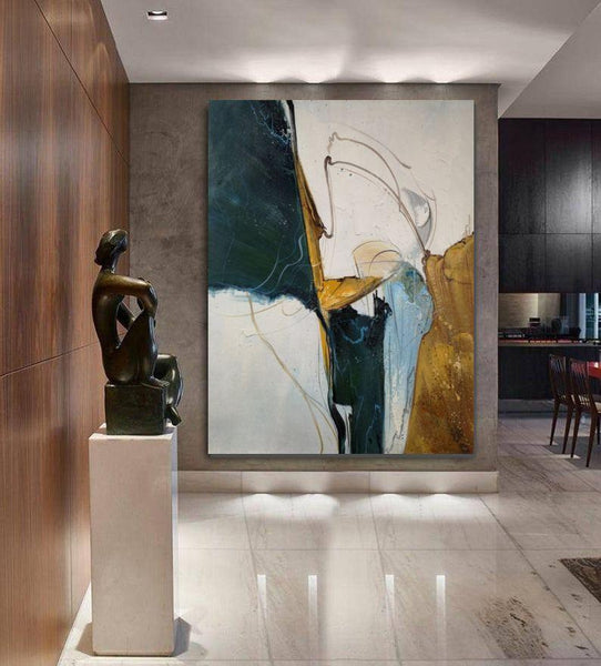 Large Abstract Paintings on Canvas, Hand Painted Canvas Art, Acrylic Paintings for Living Room, Large Painting for Sale-HomePaintingDecor