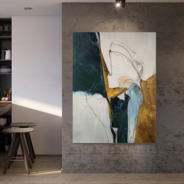 Large Abstract Paintings on Canvas, Hand Painted Canvas Art, Acrylic Paintings for Living Room, Large Painting for Sale-HomePaintingDecor
