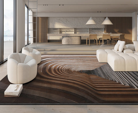 Ultra Modern Carpets for Office, Extra Large Modern Rug Ideas for Living Room, Geometric Modern Rugs for Bedroom, Contemporary Modern Rugs for Interior Design-HomePaintingDecor