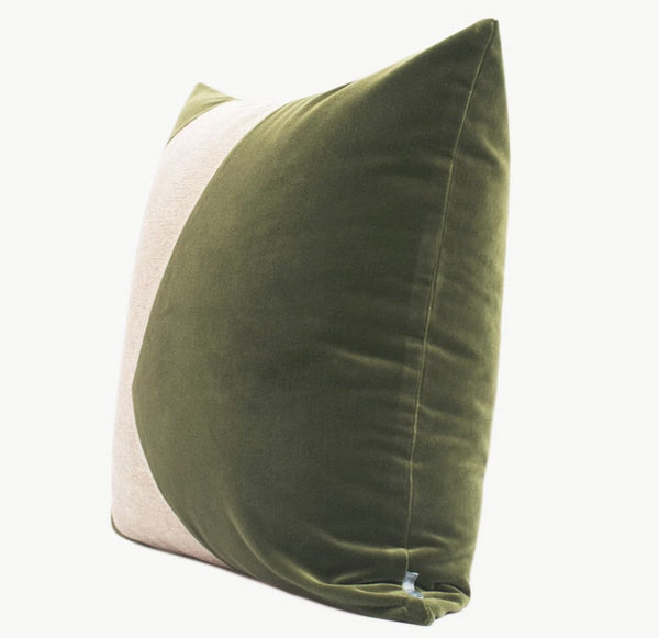Modern Sofa Throw Pillows, Blackish Green Abstract Contemporary Throw Pillow for Living Room, Large Decorative Throw Pillows for Couch-HomePaintingDecor