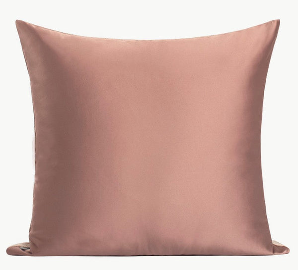 Pink Modern Sofa Throw Pillows, Large Decorative Throw Pillows for Couch, Abstract Contemporary Throw Pillow for Living Room-HomePaintingDecor