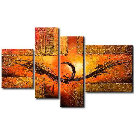 Acrylic Painting Abstract, Modern Abstract Painting, Dining Room Canvas Paintings, Contemporary Wall Paintings, Heavy Texture Wall Art-HomePaintingDecor