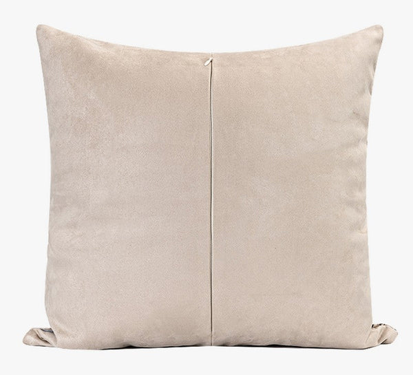 Simple Modern Sofa Throw Pillows, Beige Contemporary Throw Pillow for Living Room, Modern Decorative Throw Pillows for Couch-HomePaintingDecor