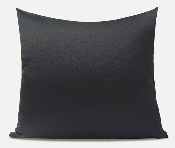 Simple Throw Pillow for Interior Design, Modern Black Gray Golden Lines Decorative Throw Pillows, Modern Sofa Pillows, Contemporary Square Modern Throw Pillows for Couch-HomePaintingDecor