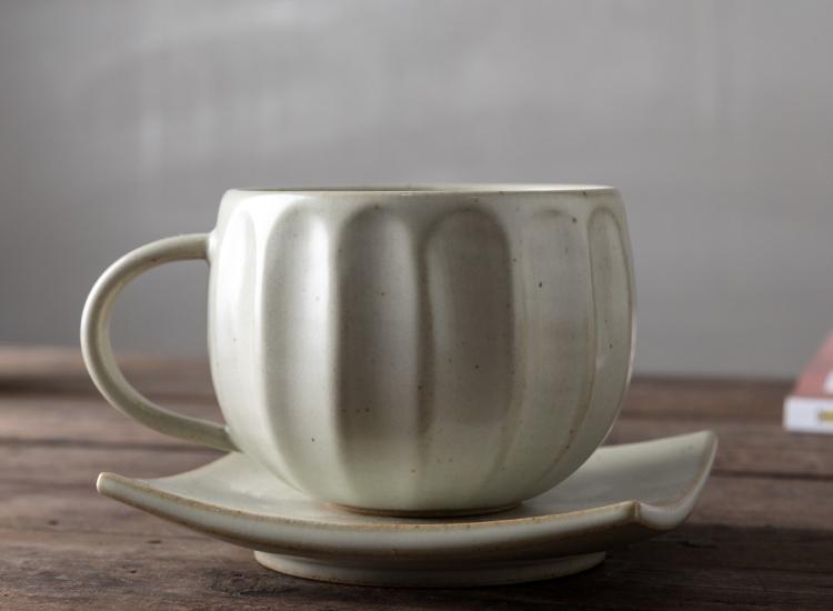 Cappuccino Coffee Mug, White Coffee Cup, Breakfast Milk Cups, Latte Coffee Cup, Tea Cup, Coffee Cup and Saucer Set-HomePaintingDecor