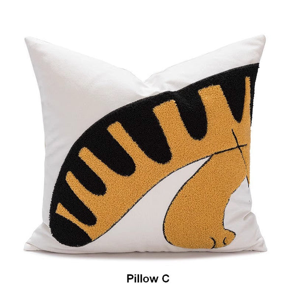 Tiger Decorative Pillows for Kids Room, Modern Pillow Covers, Modern Decorative Sofa Pillows, Decorative Throw Pillows for Couch-HomePaintingDecor
