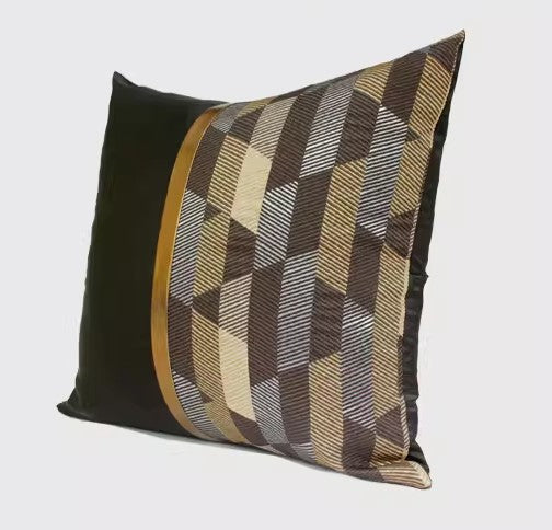Modern Pillows for Living Room, Black Decorative Modern Pillows for Couch, Modern Sofa Pillows Covers, Modern Sofa Cushion-HomePaintingDecor