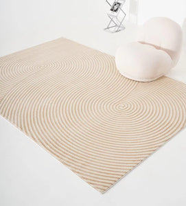 Simple Contemporary Wool Rugs, Mid Century Wool Rugs for Dining Room, Large Modern Rug Placement Ideas for Bedroom, Modern Living Room Rug Ideas-HomePaintingDecor