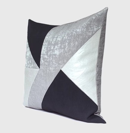 Decorative Modern Pillows for Couch, Blue Grey Modern Sofa Pillows Covers, Modern Sofa Cushion, Decorative Pillows for Living Room-HomePaintingDecor