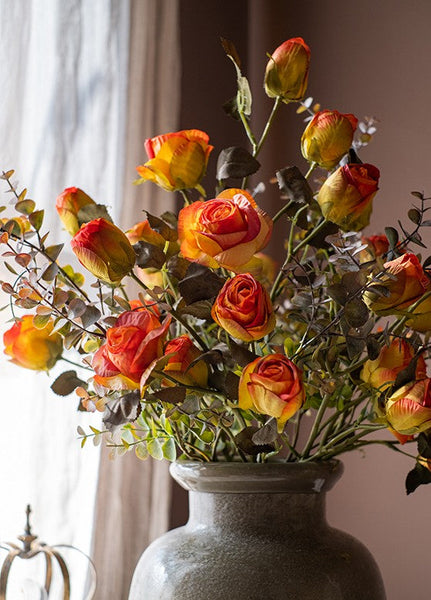 Modern Flower Arrangement Ideas for Home Decoration, Wedding Flowers, Rose Flowers, Artificial Rose Floral for Dining Room Table, Bedroom Flower Arrangement Ideas-HomePaintingDecor